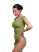 V-Neck Sculpting Tee Bodysuit