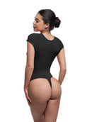 V-Neck Sculpting Tee Bodysuit