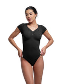 V-Neck Sculpting Tee Bodysuit