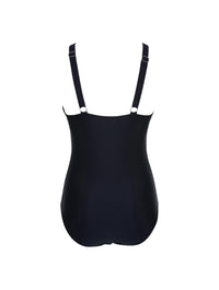 The Sculpting V-Neck Mesh Suit