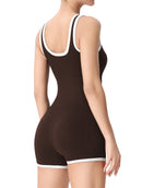 Outlined Ribbed Bodysuit