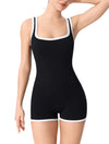 Outlined Ribbed Bodysuit