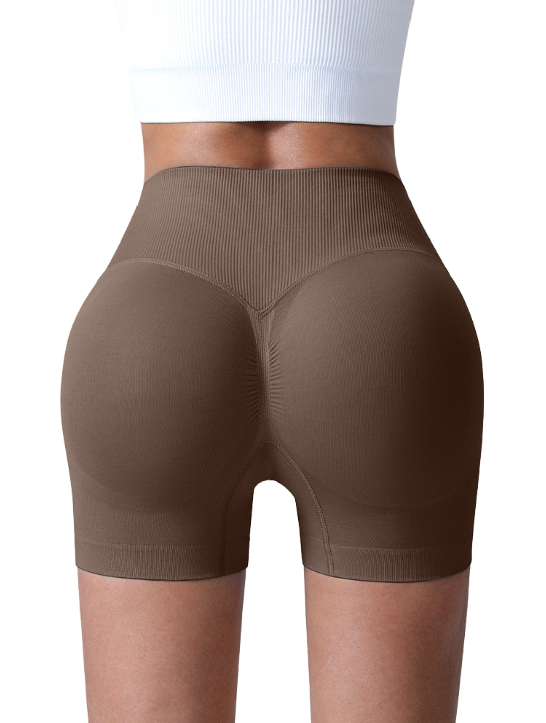 Sculpt V-Waist Scrunch Shorts