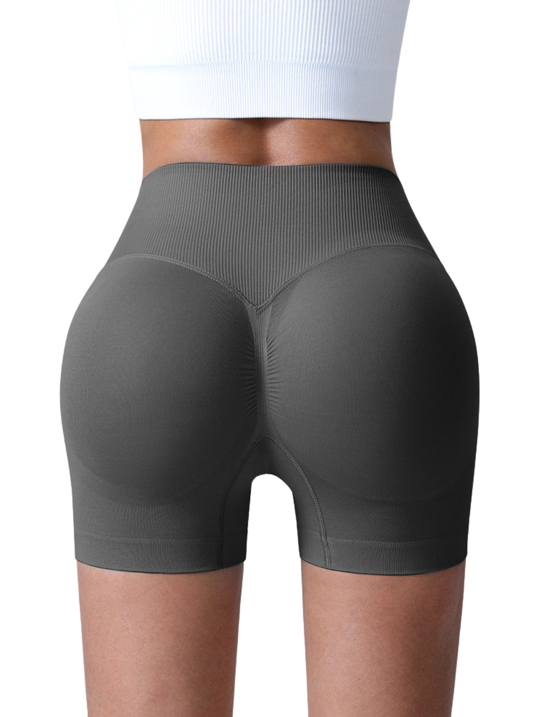 Sculpt V-Waist Scrunch Shorts