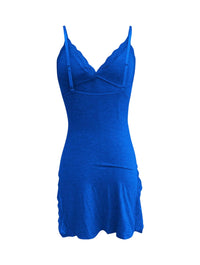 Laced Slit Sleep Dress