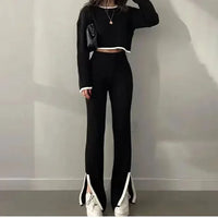 Curvies Cozy Wide-Leg Set
