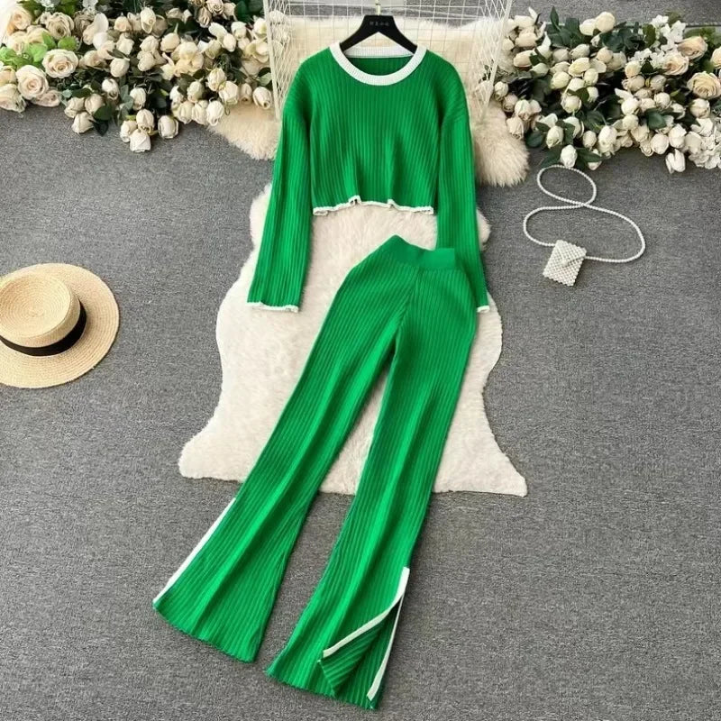 Curvies Cozy Wide-Leg Set