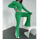 Curvies Cozy Wide-Leg Set