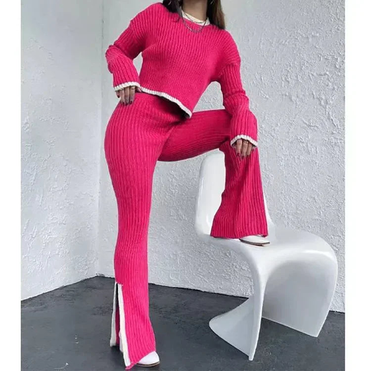 Curvies Cozy Wide-Leg Set