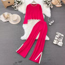 Curvies Cozy Wide-Leg Set