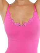Seamless Laced Thong Bodysuit