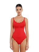 Seamless Laced Thong Bodysuit
