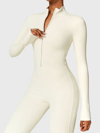 Bella Fleece Long Sleeve Zipper Jumpsuit