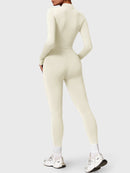 Bella Fleece Long Sleeve Zipper Jumpsuit