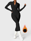 Bella Fleece Long Sleeve Zipper Jumpsuit