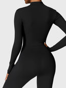 Bella Fleece Long Sleeve Zipper Jumpsuit