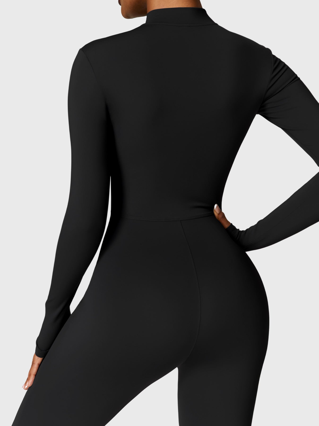 Bella Fleece Long Sleeve Zipper Jumpsuit