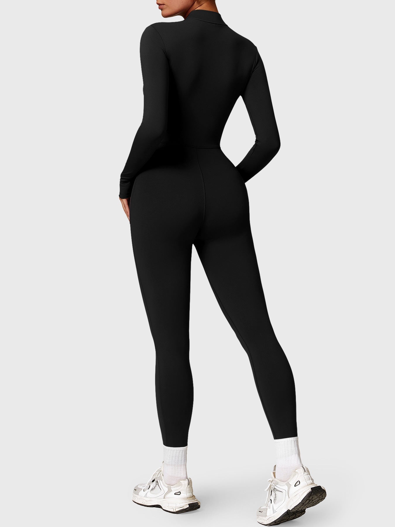 Bella Fleece Long Sleeve Zipper Jumpsuit