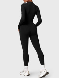 Bella Fleece Long Sleeve Zipper Jumpsuit
