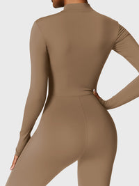 Bella Fleece Long Sleeve Zipper Jumpsuit