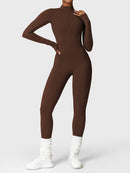 Bella Fleece Long Sleeve Zipper Jumpsuit