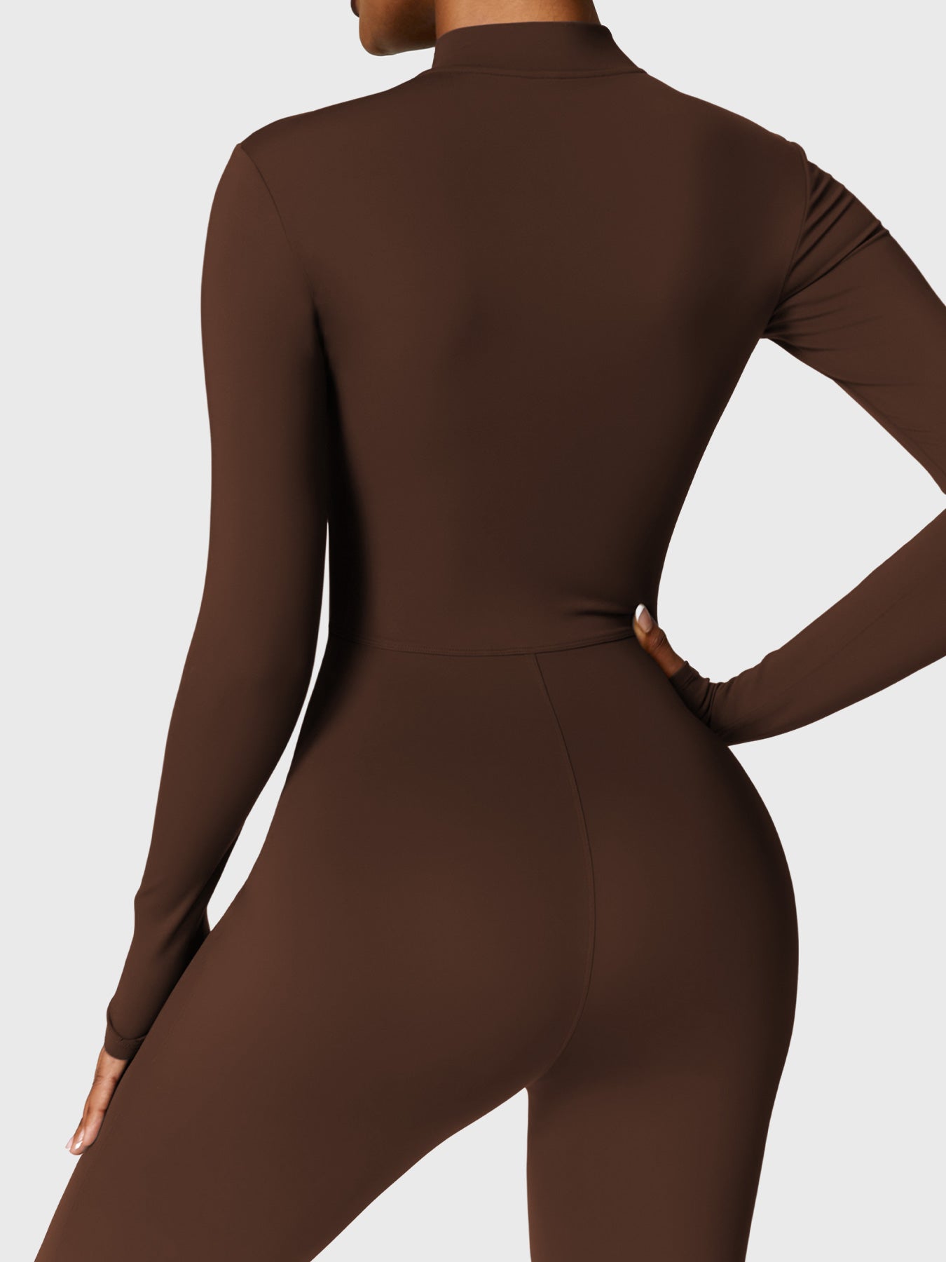 Bella Fleece Long Sleeve Zipper Jumpsuit