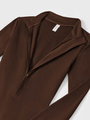 Bella Fleece Long Sleeve Zipper Jumpsuit