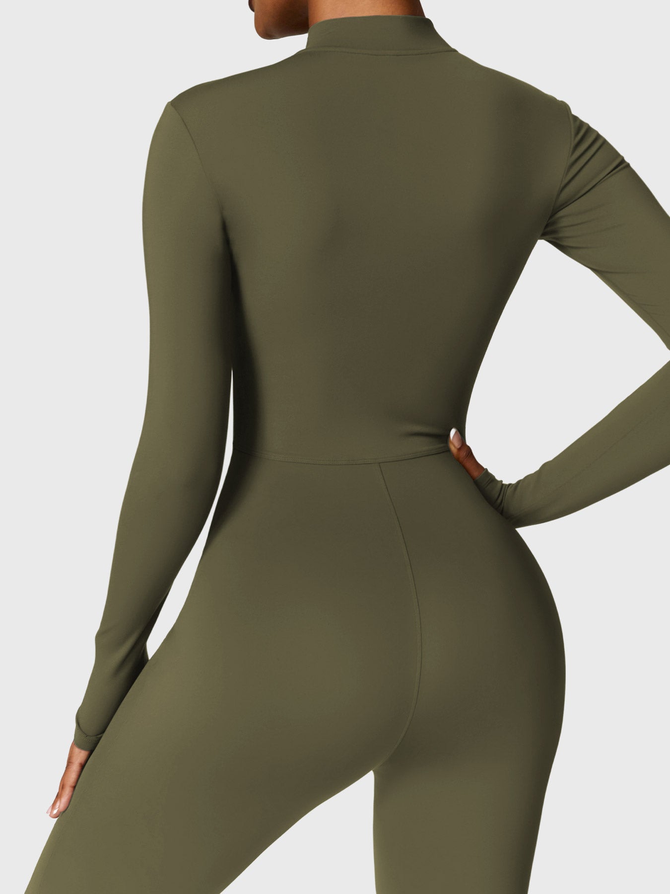 Bella Fleece Long Sleeve Zipper Jumpsuit