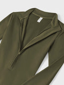 Bella Fleece Long Sleeve Zipper Jumpsuit