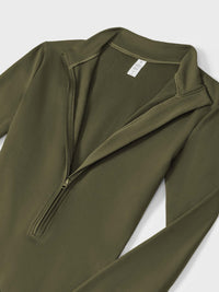 Bella Fleece Long Sleeve Zipper Jumpsuit