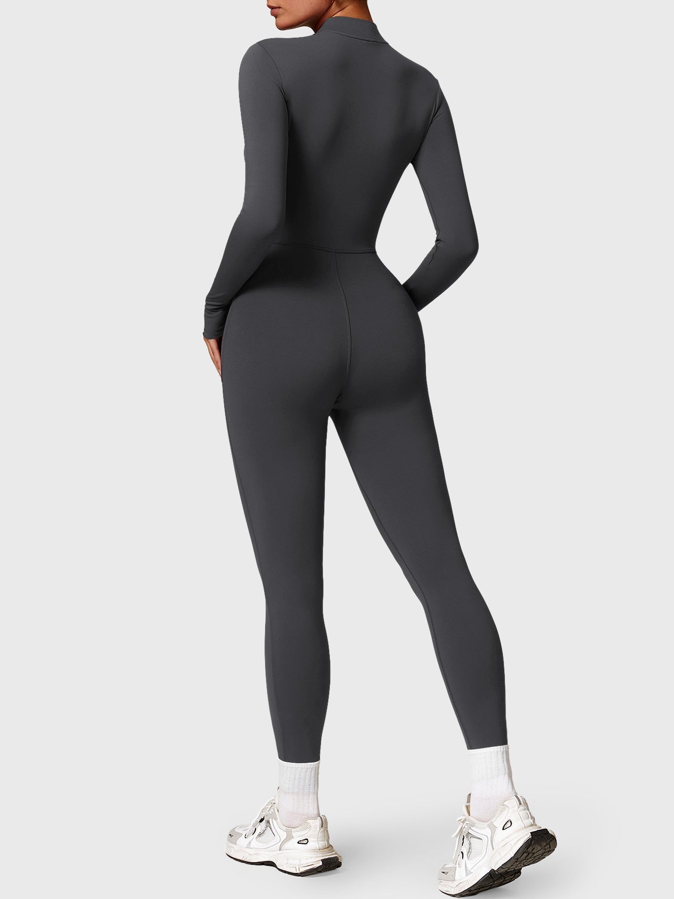 Bella Fleece Long Sleeve Zipper Jumpsuit