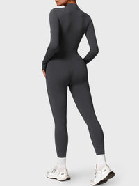 Bella Fleece Long Sleeve Zipper Jumpsuit