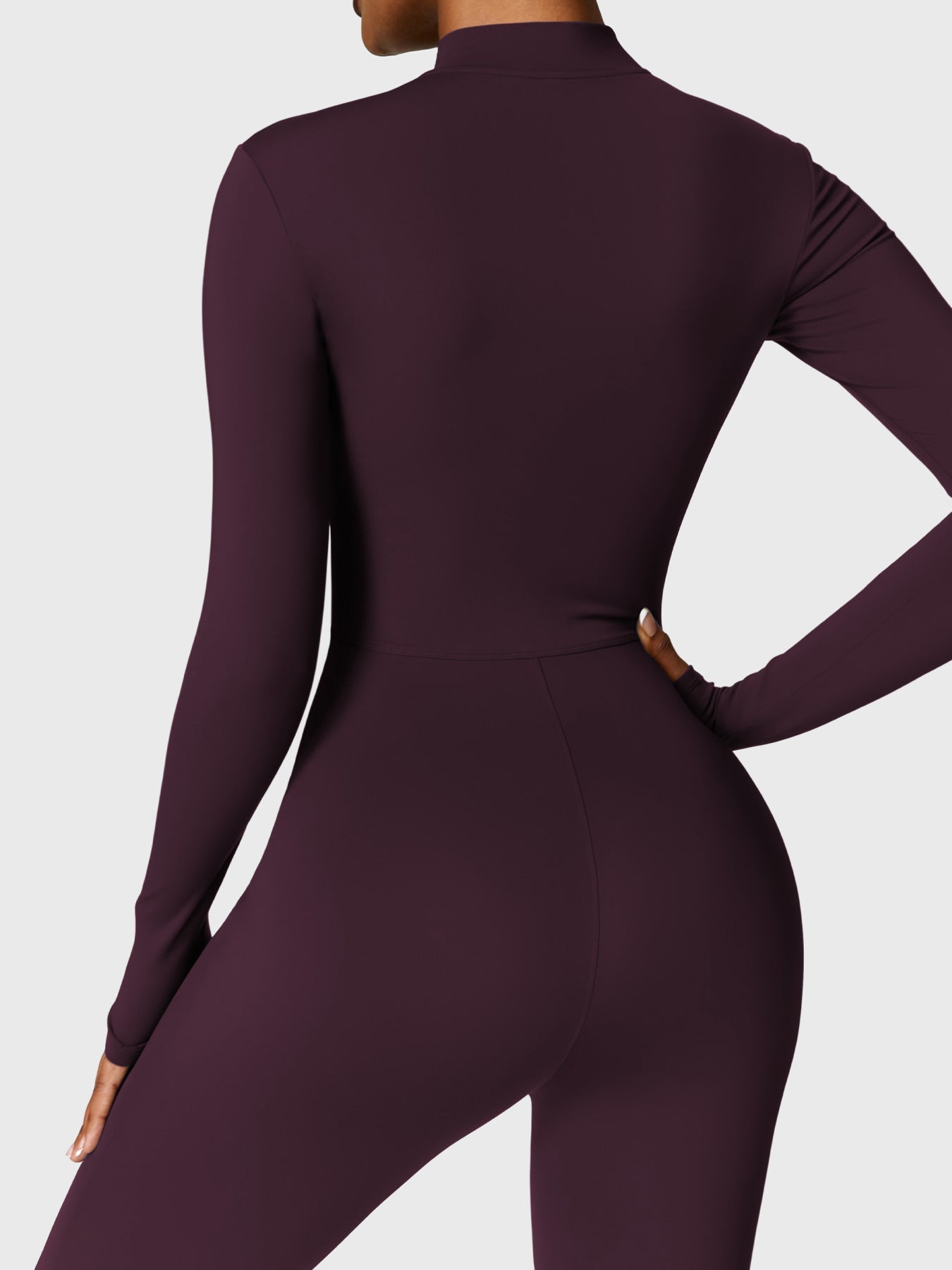 Bella Fleece Long Sleeve Zipper Jumpsuit