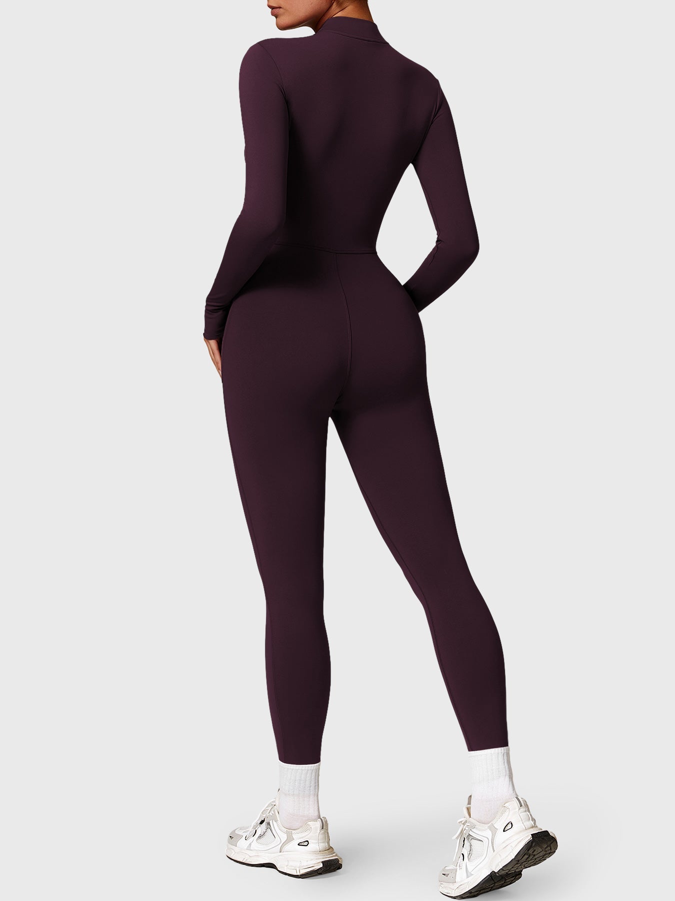 Bella Fleece Long Sleeve Zipper Jumpsuit