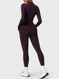 Bella Fleece Long Sleeve Zipper Jumpsuit