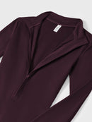 Bella Fleece Long Sleeve Zipper Jumpsuit