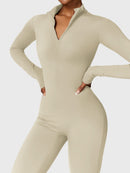 Bella Fleece Long Sleeve Zipper Jumpsuit