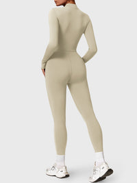 Bella Fleece Long Sleeve Zipper Jumpsuit