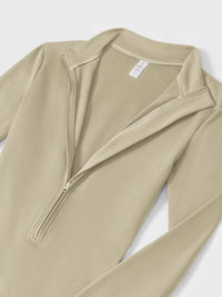 Bella Fleece Long Sleeve Zipper Jumpsuit