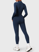 Bella Fleece Long Sleeve Zipper Jumpsuit